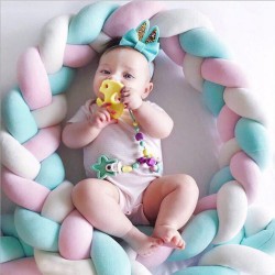 Babybett Bettumrandung Kantenschutz Kopfschutz Kinderbett Dekoration