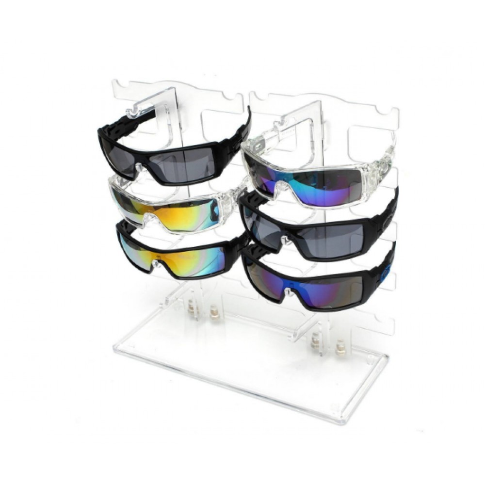 OUSIKA Brillenregal aus Acryl, 3-lagig, Sonnenbrillenständer