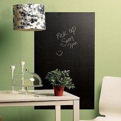 Tafelfolie, Selbstklebende Tafel Aufkleber Schwarz 45x200cm