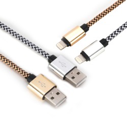 Ladekabel für iPhone 6 Plus/6 /5/5S/6s Lightning USB Kabel 2Pack Nylon
