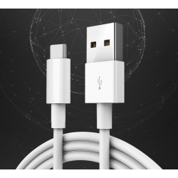USB C Kabel Ladekabel 1m USB-C auf USB Kabel, USB C Fast Charge Schnellladekabel Typ C Ladekabel für Samsung Galaxy Huawei HTC Xiaomi Sony