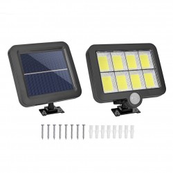 Solarlampen mit 160 LED Solar Aussenleuchte mit 3 Modi & 5M Kabel Solarleuchten für Garten