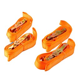 Reifenspanngurt Radspanngurt Zurgurt Spanngurt Trailer 4in1 orange