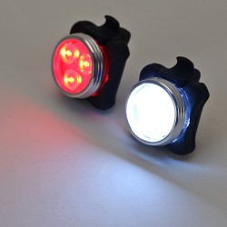 LED Fahrradlicht Set Frontlicht Scheinwerfer Vorder- und Rücklicht