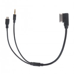 Audi MMI Kabel USB Music Adapter Interface Anschluss Stick Media 3.5mm