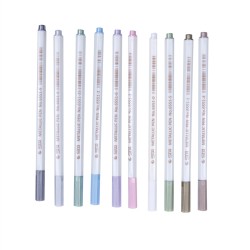 Metallic Marker Pens Satz von 10 Farben metallischen Stift Marker