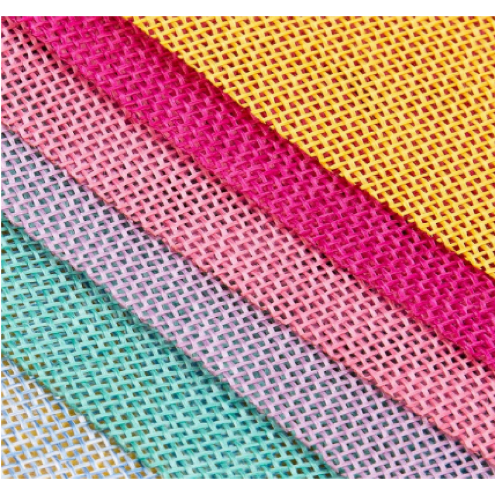 Wimpelkette Bunt gestreifte Outdoor Wimpelkette aus Stoff Dreieck-Flaggen-Girlande  Doppelseitig Handgefertigt in den USA -  Schweiz
