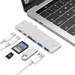USB C Hub Type C Hub Adapter 3 Hub Dongle für MacBook