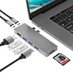 USB-C Hub Type C Hub Adapter 3 Hub Thunderbolt Dongle für MacBook
