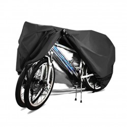 Fahrradabdeckung Fahrradgarage Wetterfeste aus reißfestem Material hoher UV-Schutz - Schutzhülle für 2 Fahrräder