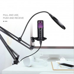 7 RGB Licht Modi Gaming Microphone Kondensatormikrofon Kit für PS4 Computer Mac