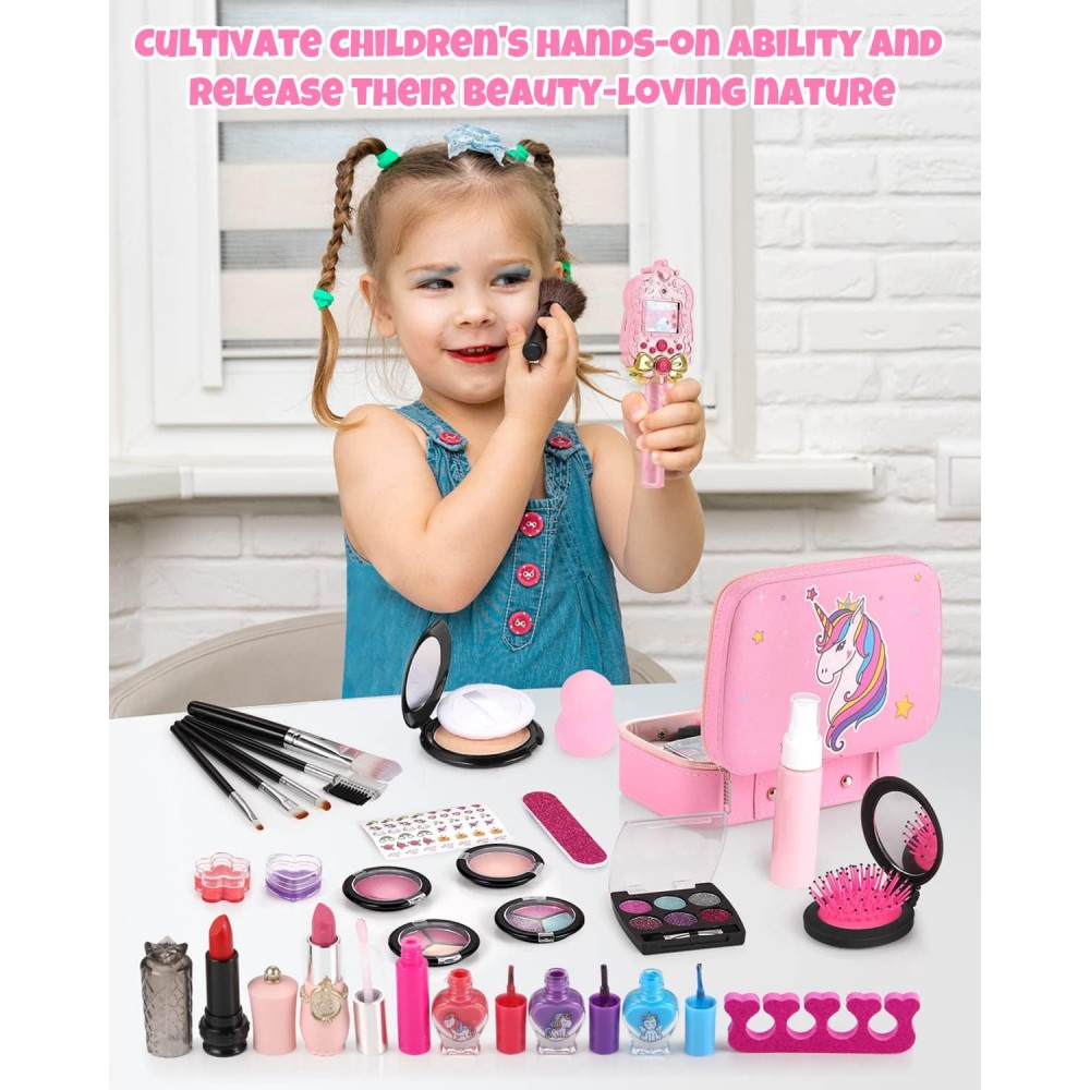 Kind Waschbares Make-up Mädchen Spielzeug - Kinder Make-up Kit Für