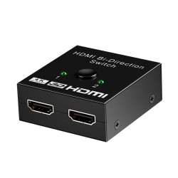 HDMI Switch 4K HDMI Splitter 1in2 Out Bidirektional HDMI Umschalter 2in1 Out HDMI Verteiler Unterstützt 4K 3D 1080P HDR HDMI2,0 HDCP2,2 für PS4/XBox