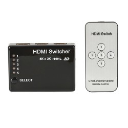 HDMI Umschalter Verteiler Adapter USB Buchse Splitter Switch 5 IN 1